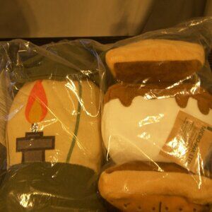 Campsite Themed Dog Toys, NWT